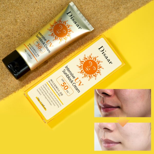 Disaar Intensive Uv Sunblock Cream Korean Sunscreen Spf 50 Sun Block Sunscreen Cream For Skin - Image 6