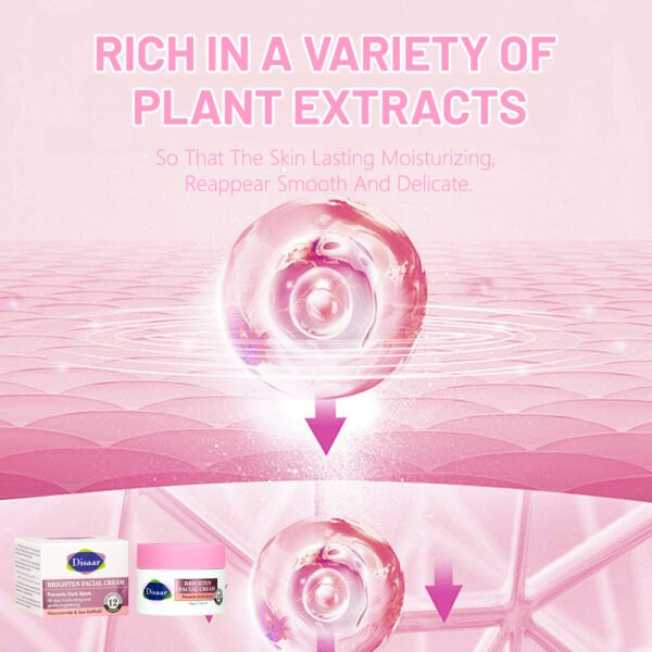 Disaar New Niacinamide Brightening Face Cream Vitamin E Plant Extracts Nourishing Ingredients Fair Skin Dark Spots Best Face Lotion - Image 6