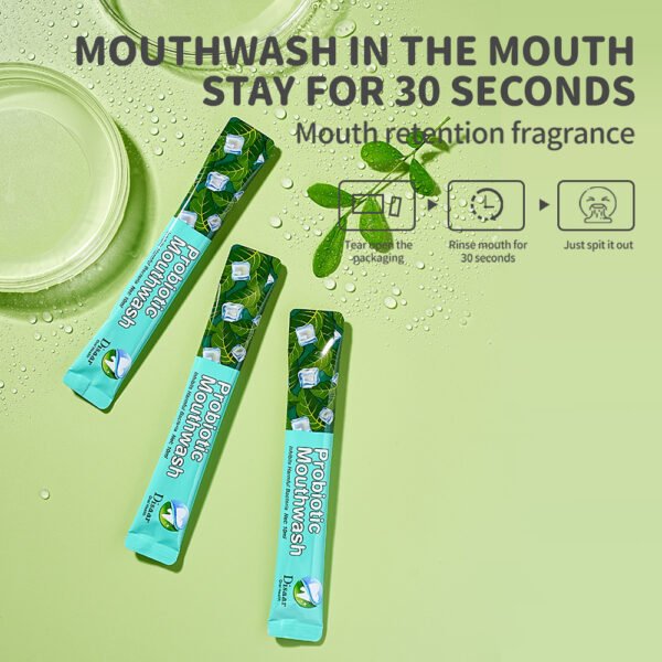 oral care mouthwash mint flavor refreshing breath oral health probiotic mouthwash - Image 6