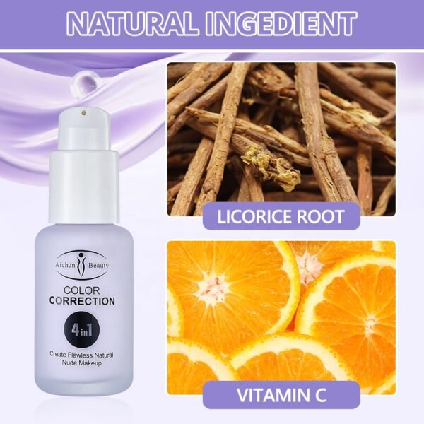 Wholesale 4 IN 1 Natural Color BB Cream moisturizing cream Glow Makeup Foundation BB Cream - Image 6