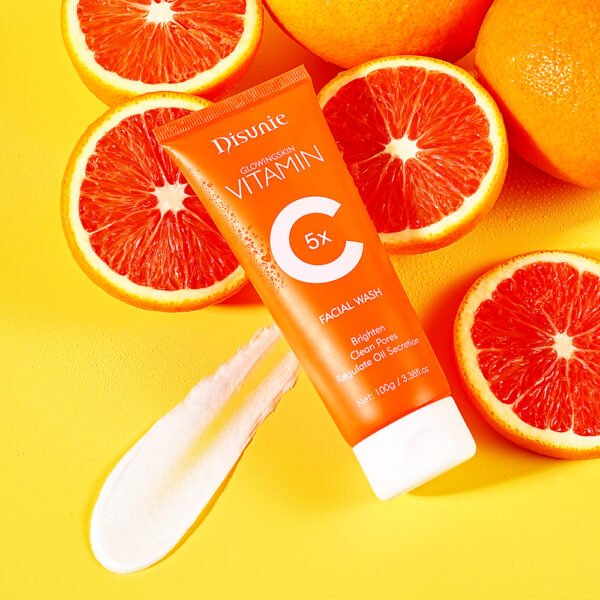 Wholesale Disunie Vitamin C Amino Acid Facial Cleanser Face Glow And Cleans Brightening Oil Control Face Wash For Men Women - Image 6