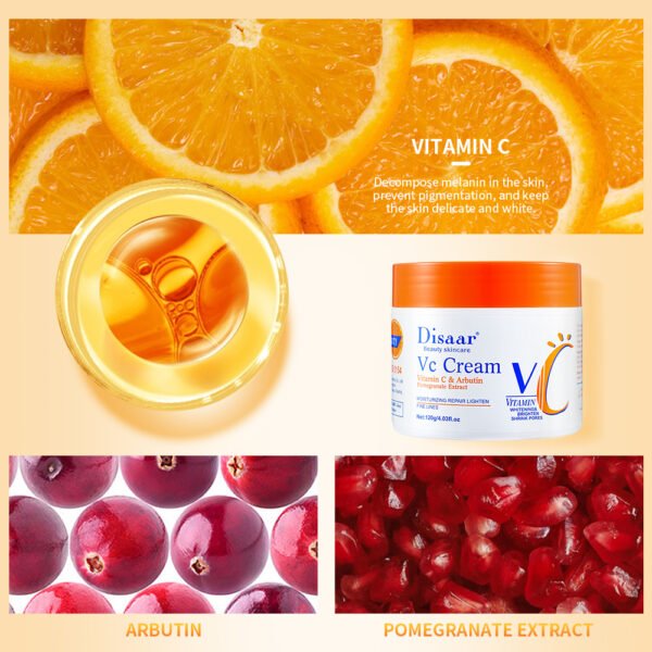 Disaar Vitamin C Skin Whitening Moisturizer Face Cream Day And Night Facial Cream For Skin Brighten Moisture - Image 6