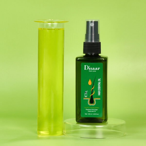 Disaar Natural Ginger Hair Growth Oil With Rosemary Oil Extract Scalp Nourishing Hair Growth Smoothing Oil Hair Care Products - Image 7