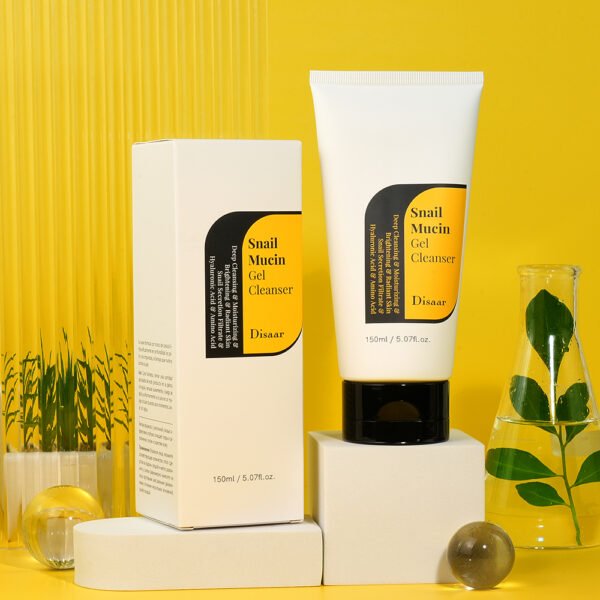 OEM ODM Snail Mucin Gel Cleanser with Amino Acid Woman Simple Deep Clean Chinese Brightening Face Cleans Wash Facial Cleanser - Image 7