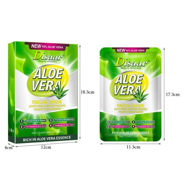 Disaar new organic 92% aloe vera facial mask skin care moisturizing face mask - Image 7