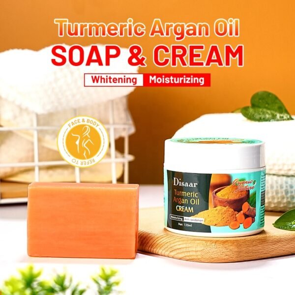 Disaar turmeric argan oil face cream anti aging facial cream skin care whitening skin cream - Image 7