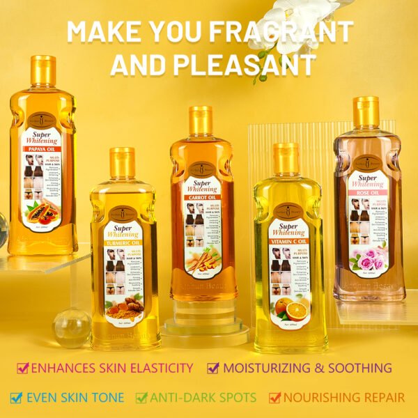 Full Body Skin Massage Oil with Flowers for Women Multi-purpose Deeply Moisturizing Soothing Brightening Skin Oil - Image 7