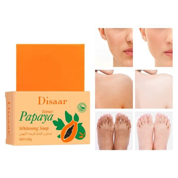 Disaar Papaya Storage Whitening Soap Moisturizing Deep Cleansing Excellent Quality Body Bath Soaps for Clear Complexion