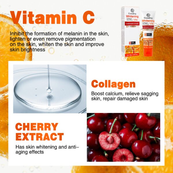 Disaar Vitamin C Armpit Dark Spot Remover Lightening Collagen Body Skin Lotion Underarm Whitening Cream for Spots in the Armpit - Image 7
