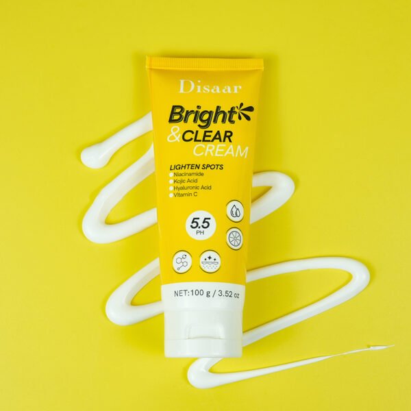 Disaar OEM Kojic Acid & Vitamin C Face Cream Brightening & Clear Skin Care Products Fade Dark Spots Skin Repair Face Body Cream - Image 7