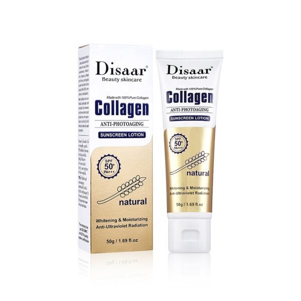 Disaar beauty skin care collagen whitening spf 50 sunscreen lotion anti-uv sunblock cream