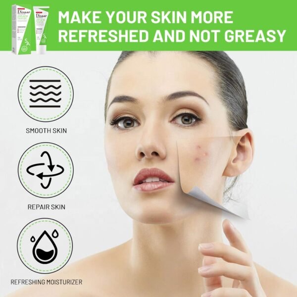 Disaar Salicylic acid ceramide anti acne facial gel acne removal gel natural acne repair cream - Image 7